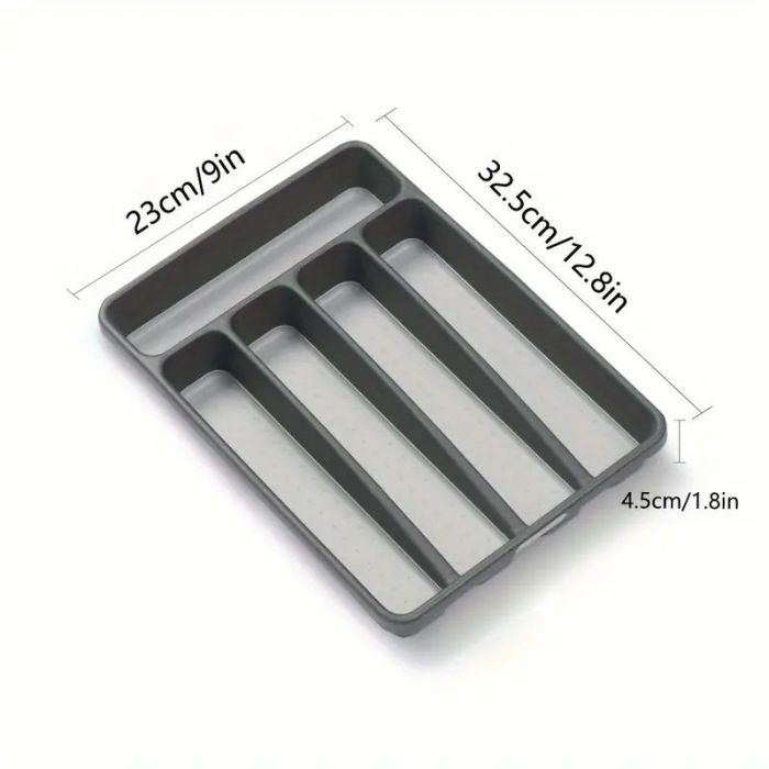 Silverware Organizer Utenisl Organizer Holder Kitchen Drawer Organizer Plastic Silverware Tray for Drawer Flatware Organizer