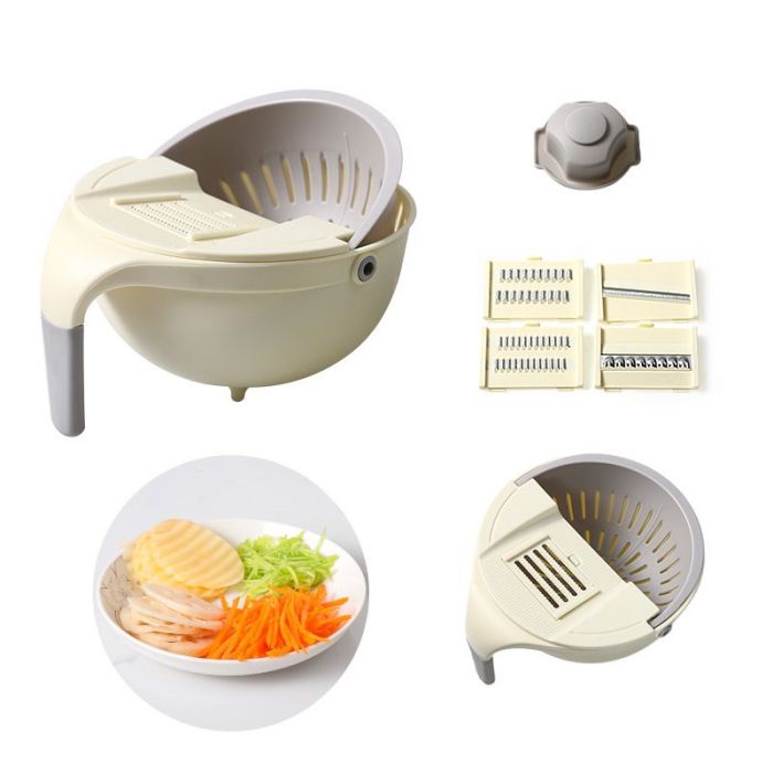 Vegetable Slicer Multifunctional Fruit Slicer Manual Food Grater Vegetable Grater Cutter With Container Potato Grater Household Potato Shredders Kitchen Stuff Kitchen Gadgets