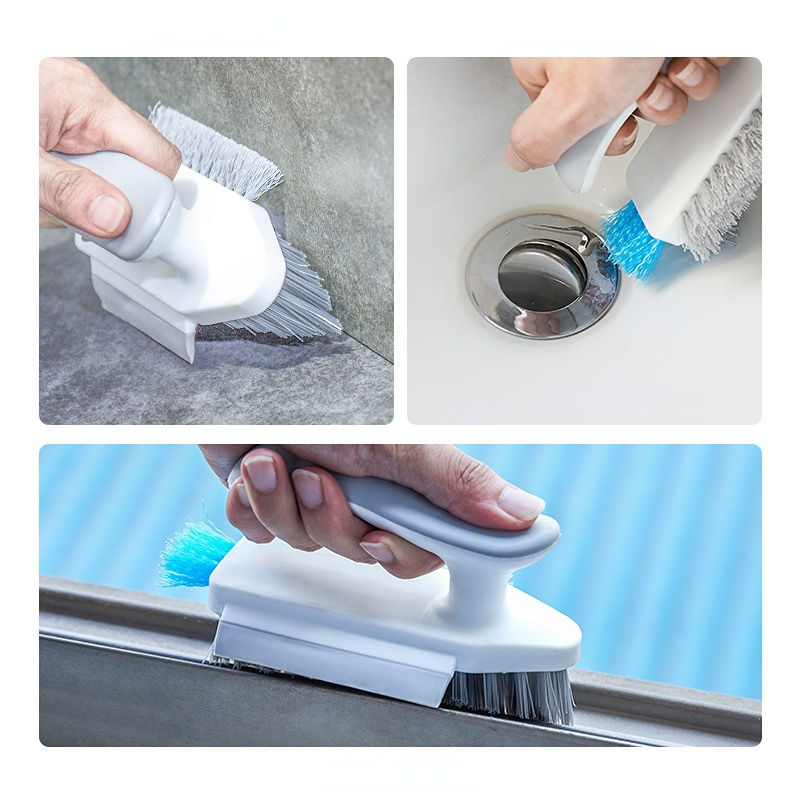 Wiper Wash Brush Integrated Bathroom Floor Brush Bathroom Corner oilet Cleaning Brush